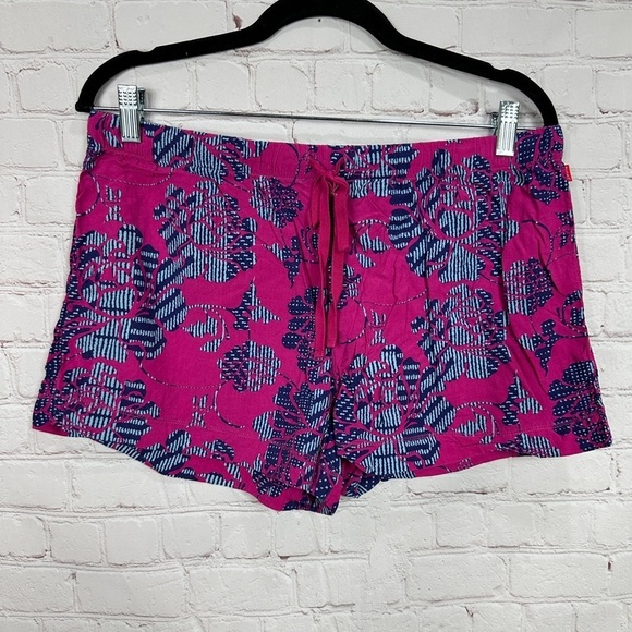 Josie By Natori Pajama lounge comfort shorts Floral, sz L, GUC‎ - Picture 1 of 6